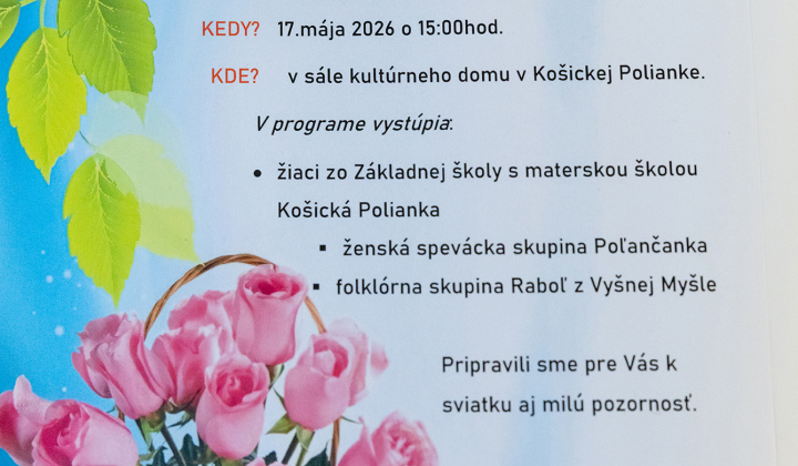 Deň matiek - 17.5.2026