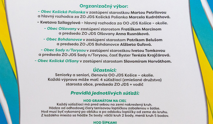 Okresná športová olympiáda seniorov - 29.5.2026
