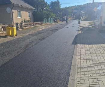 Projekty / Rekonštrukcia miestnej komunikácie od súp.č. 119 do súp.č. 105, parc. č. 599 v obci Košická Polianka  - foto