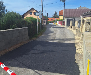 Projekty / Rekonštrukcia miestnej komunikácie od súp.č. 119 do súp.č. 105, parc. č. 599 v obci Košická Polianka  - foto
